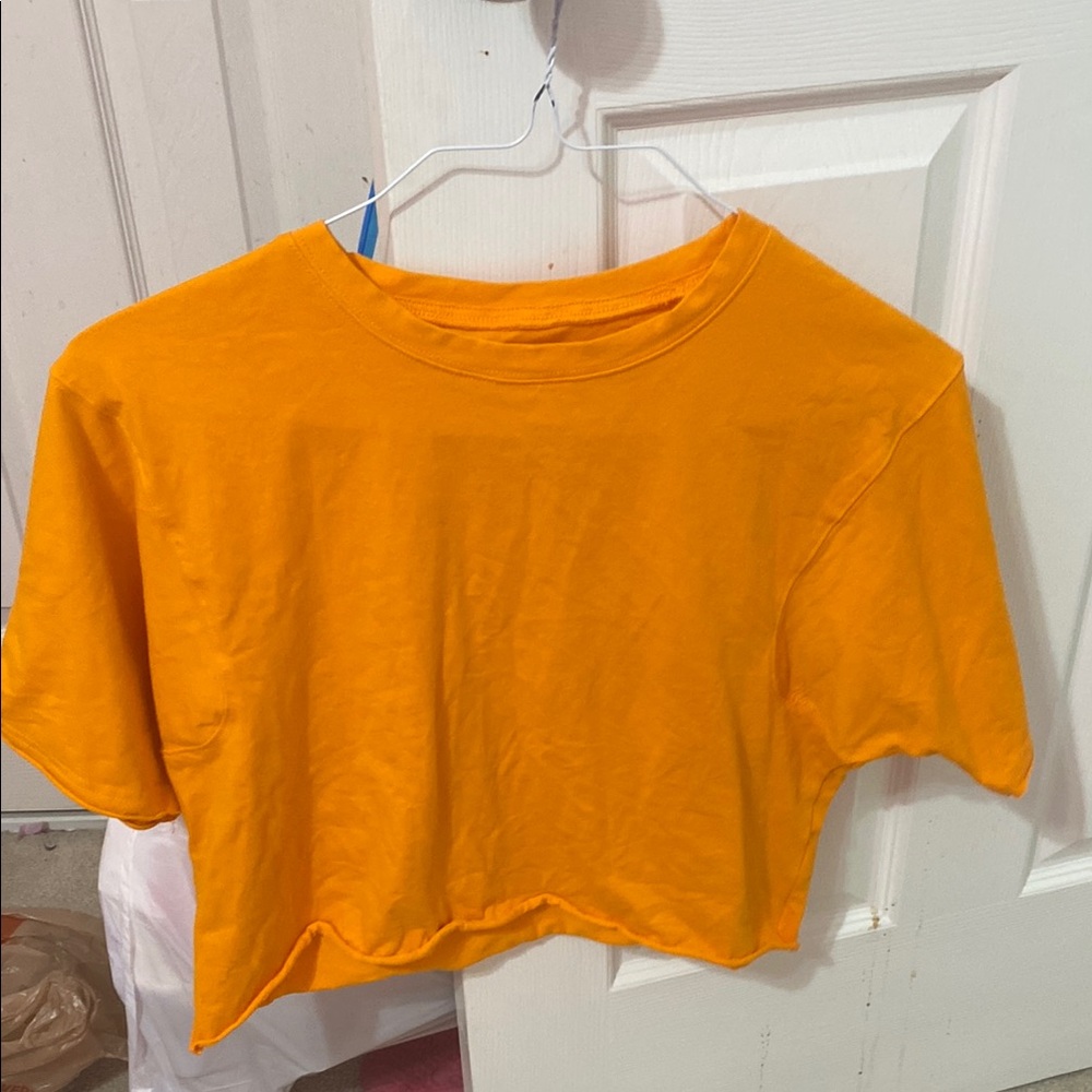 Amazon Women's Short Sleeve Tee - Bright Orange